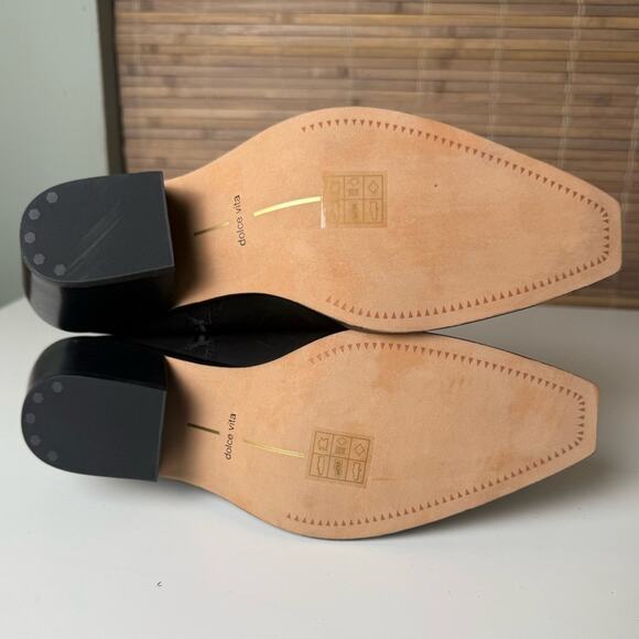 Dolce Vita Samsin Boots in Black Leather 9.5 - Picture 10 of 12